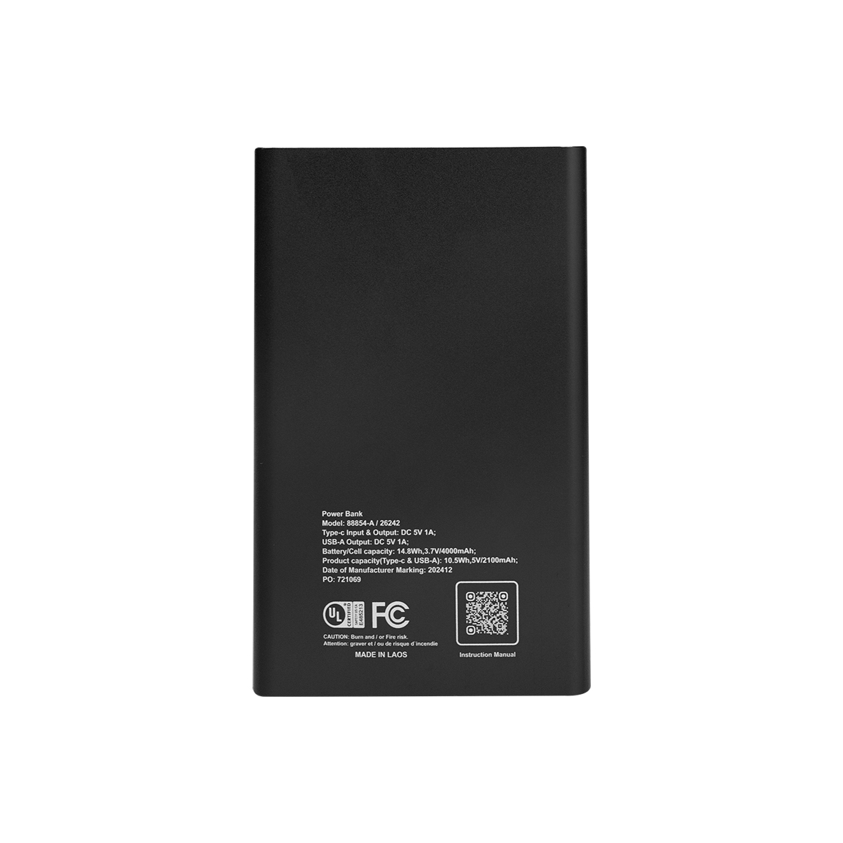 UL Listed Slim Power Bank 2.0 9