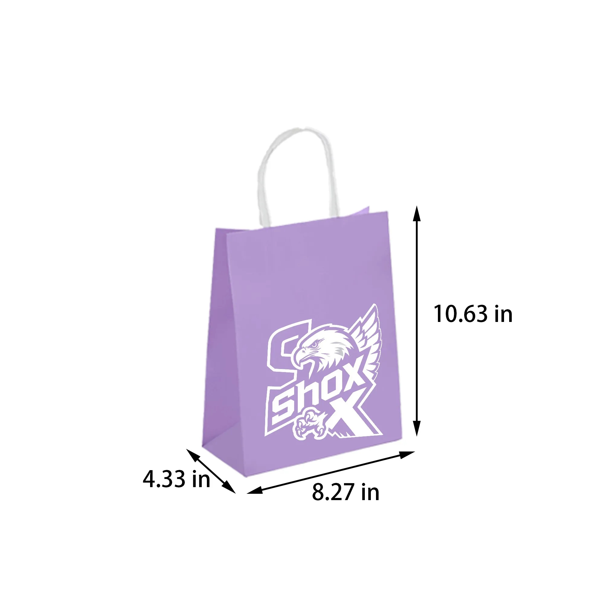 MOQ 20 Coloured Kraft Paper Tote Bag 2