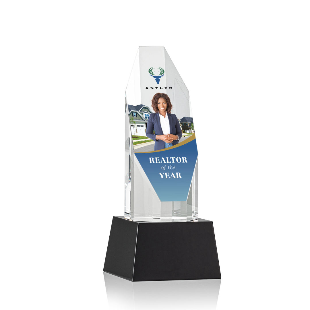 Barrhaven VividPrint™ Award on Base - Black 17