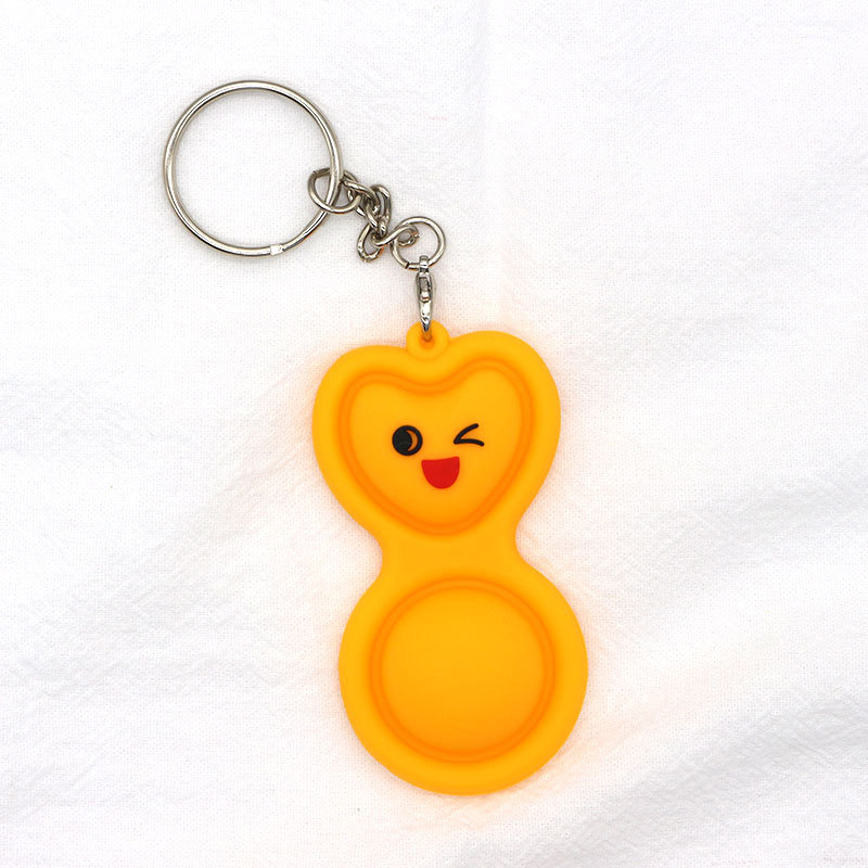 2 Bubbles Push Pop Fidget Sensory w/Keychains 19