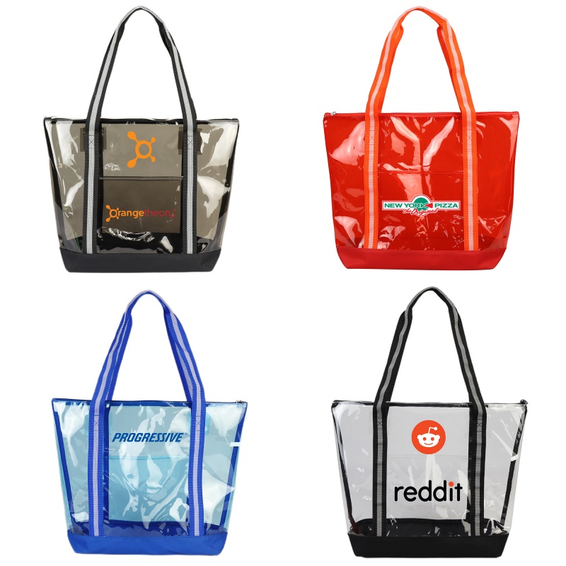 Clear Tote with Zipper 3