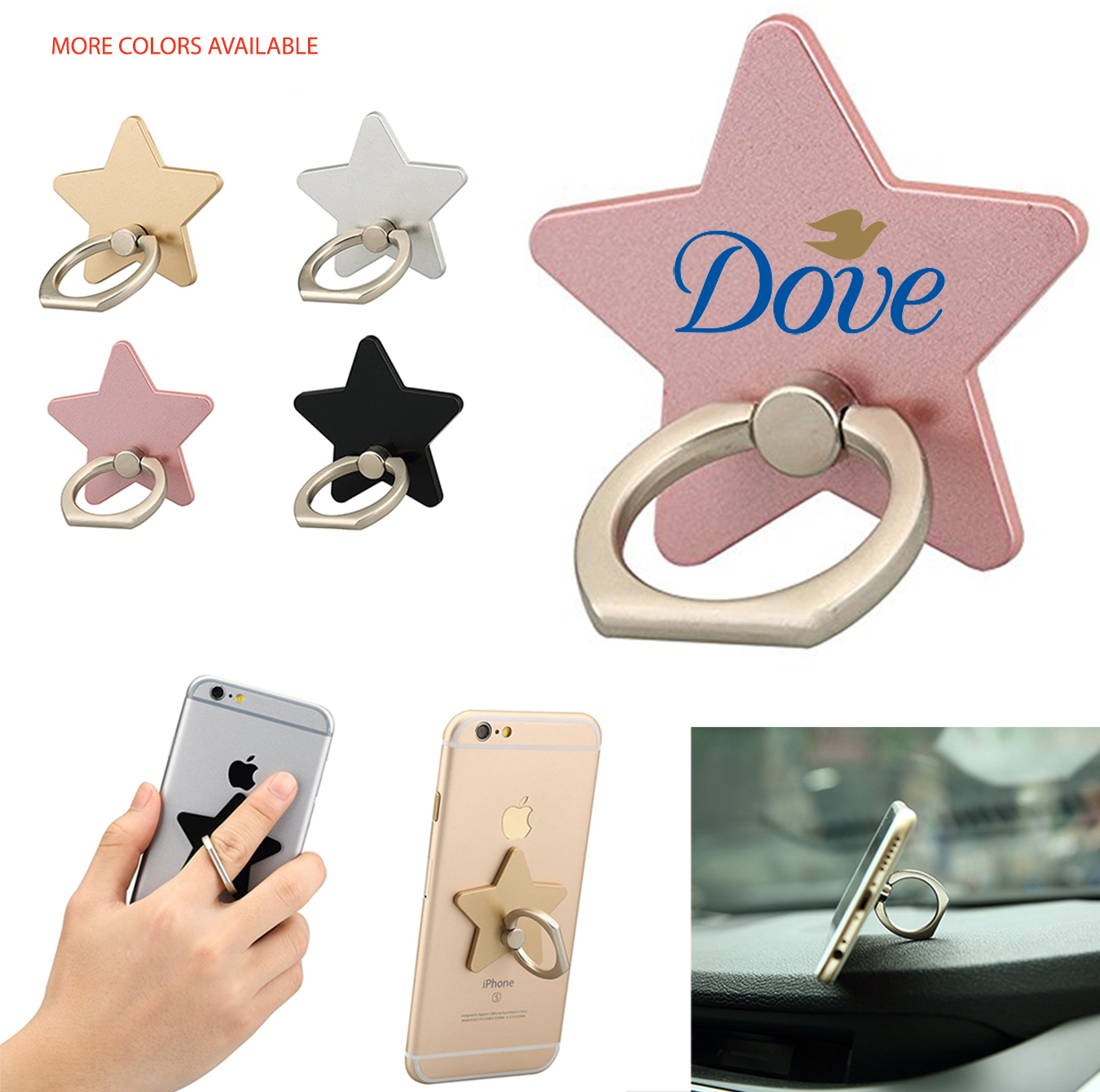 Washington Star Mobile Phone Ring Grip Holder And Stand 6