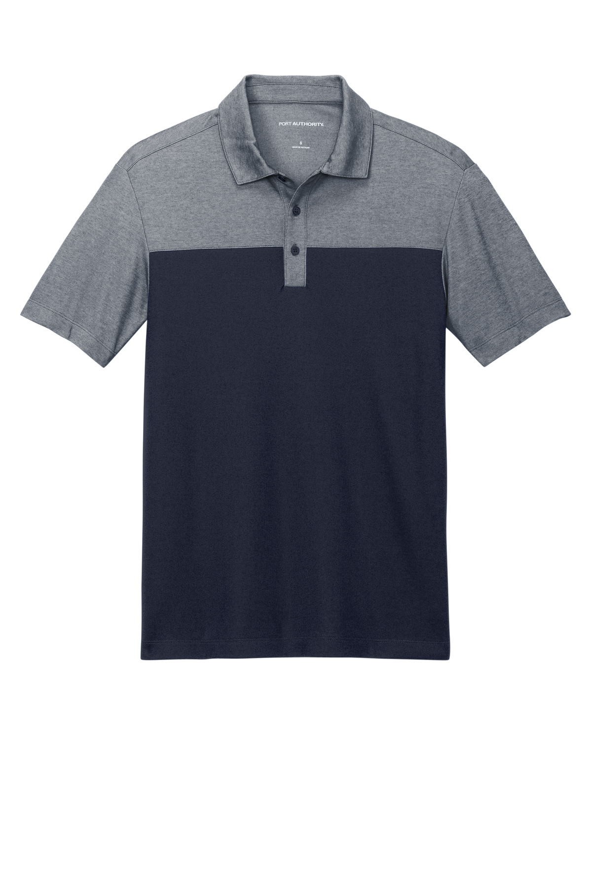 Port Authority Fine Pique Blend Blocked Polo K831 10