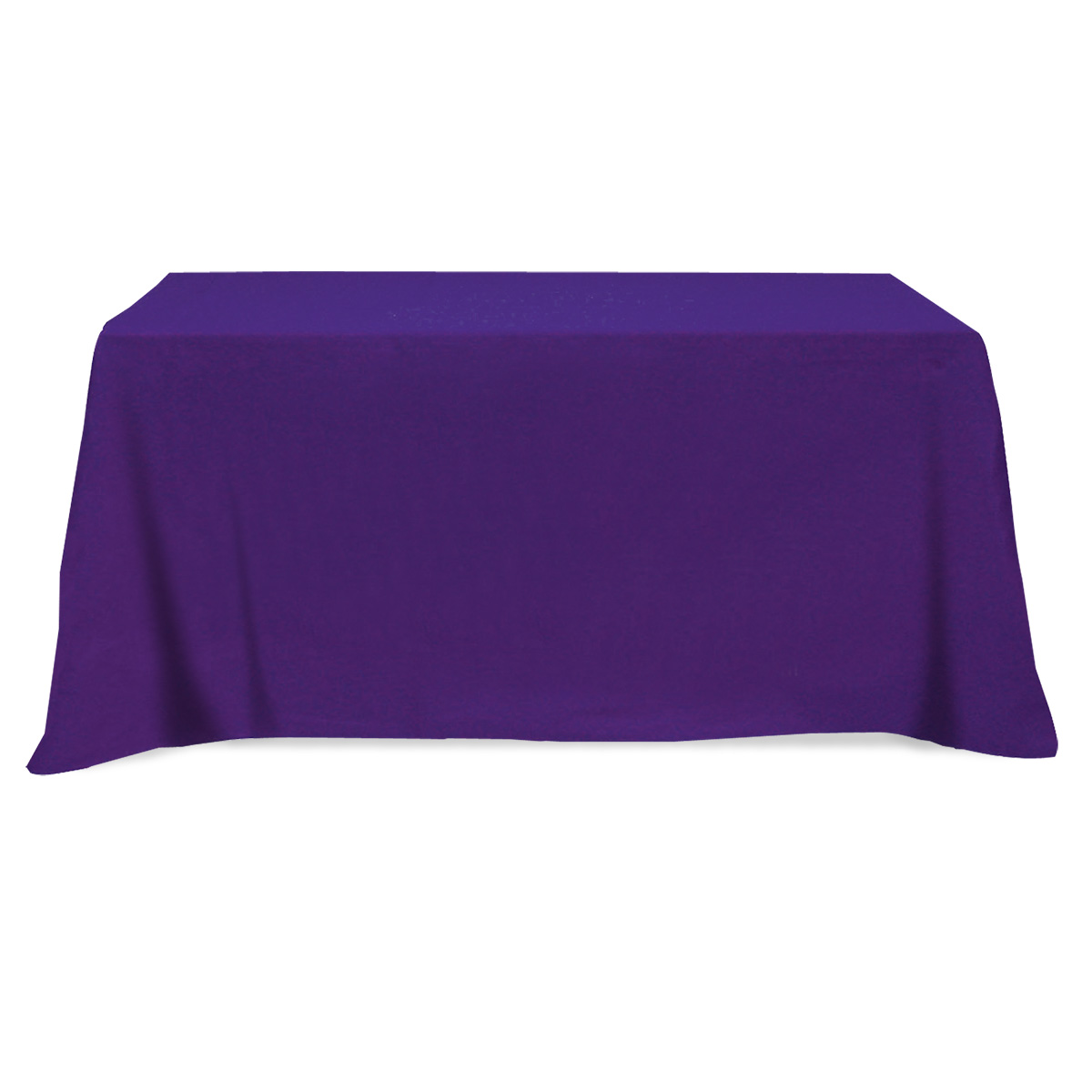 Flat Poly/Cotton 3-sided Table Cover - fits 6' standard table 5