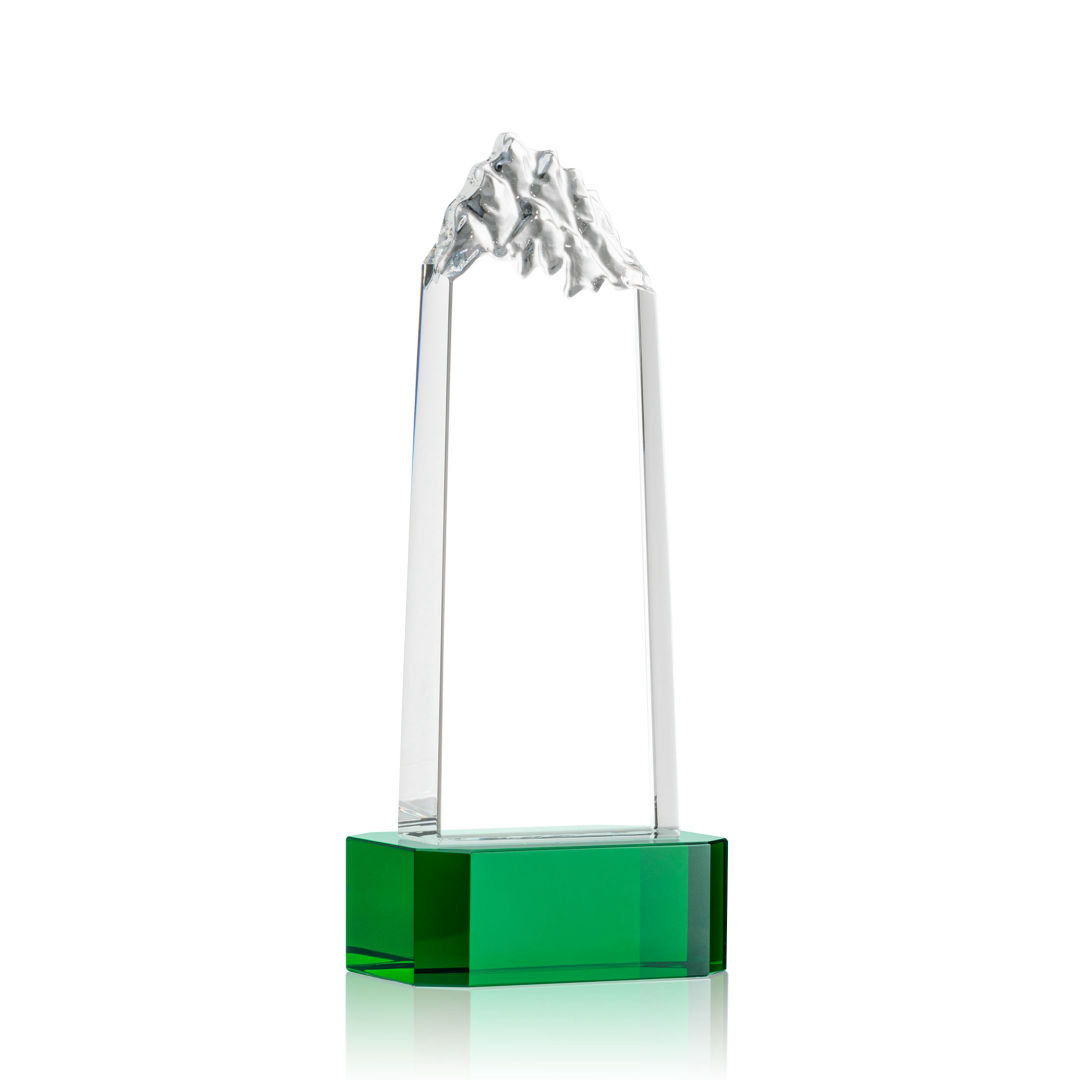 Himalayas VividPrint™ Award on Base - Green 4