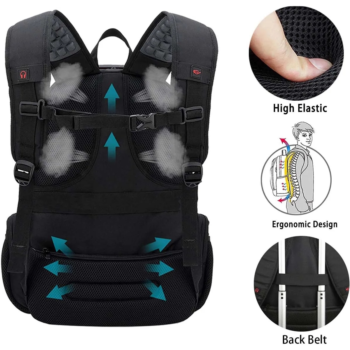 40L Large Capacity Premium Multi-purpose Waterproof Backpack 3