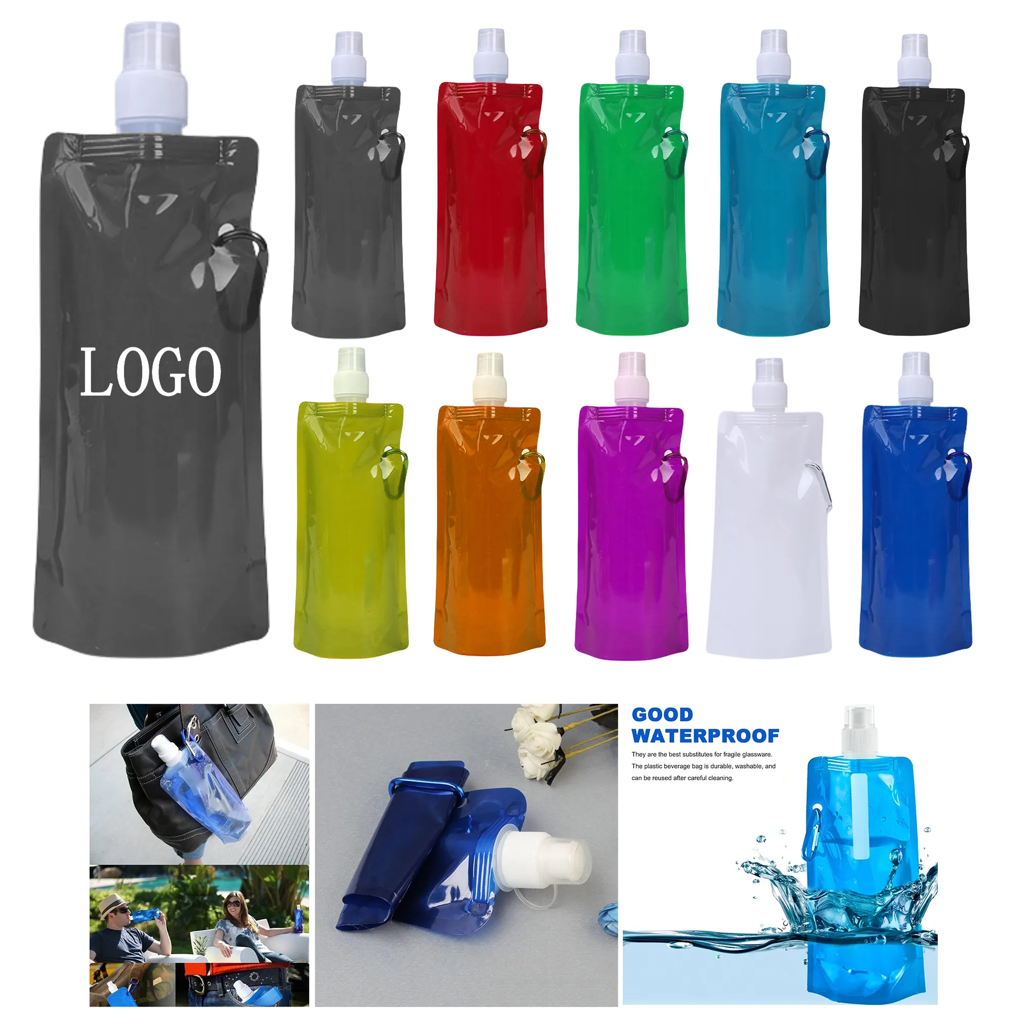 Leak-Proof Portable Foldable Water Bottle 4