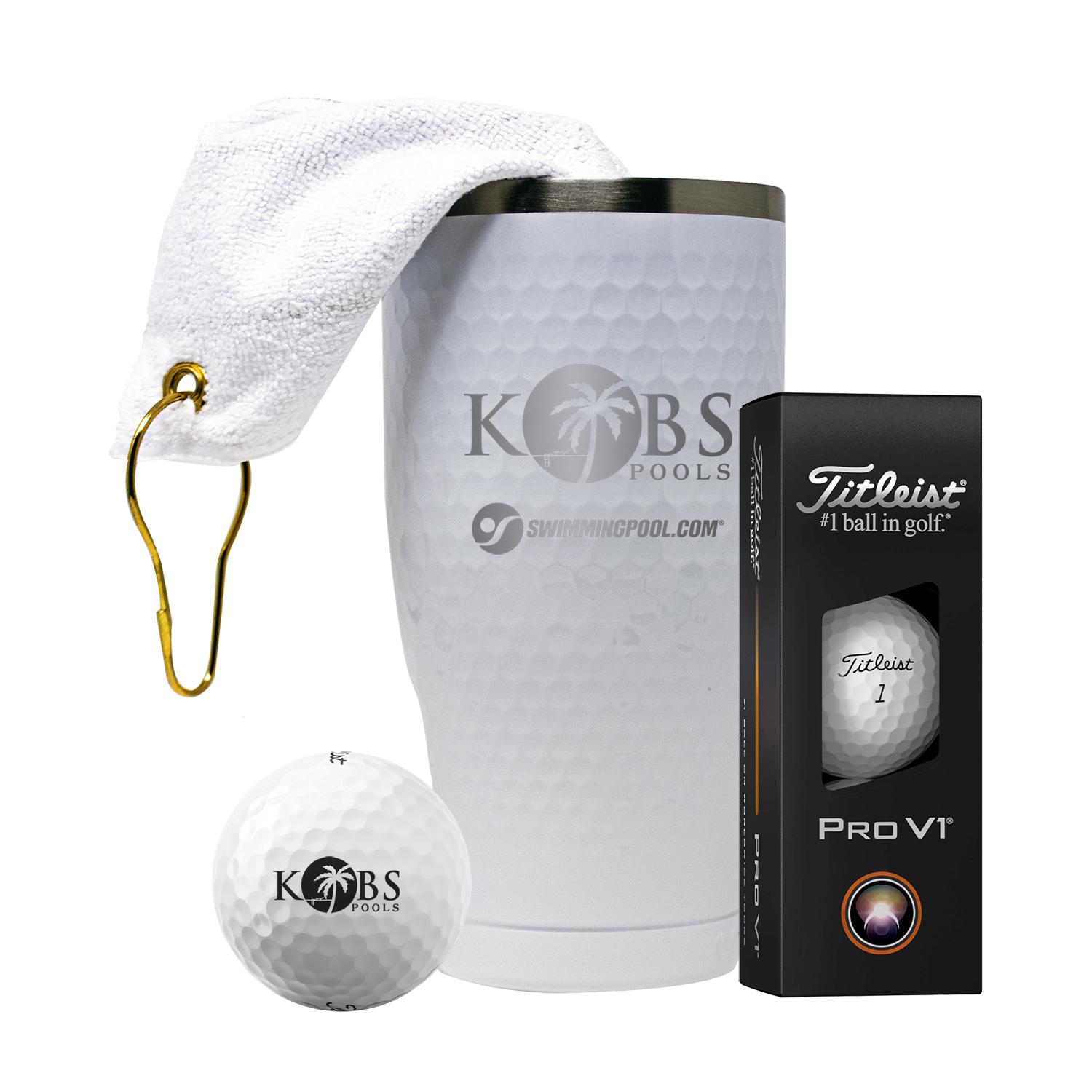 ORCA 27oz Chaser Golf Kit w/ Titleist Pro V1