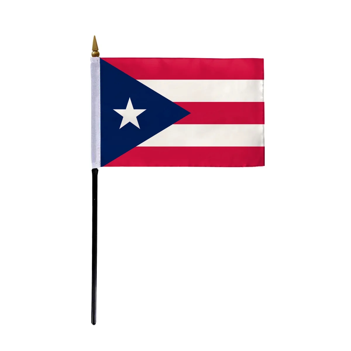 4"x6" & 12"x18'' Puerto Rico ePoly Printed Stick Flags 2
