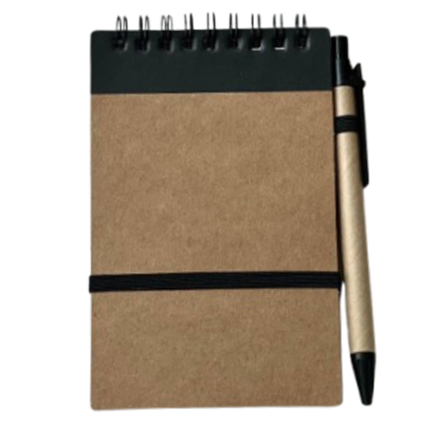 A5 Lined Spiral Notebook w/ Pen 9