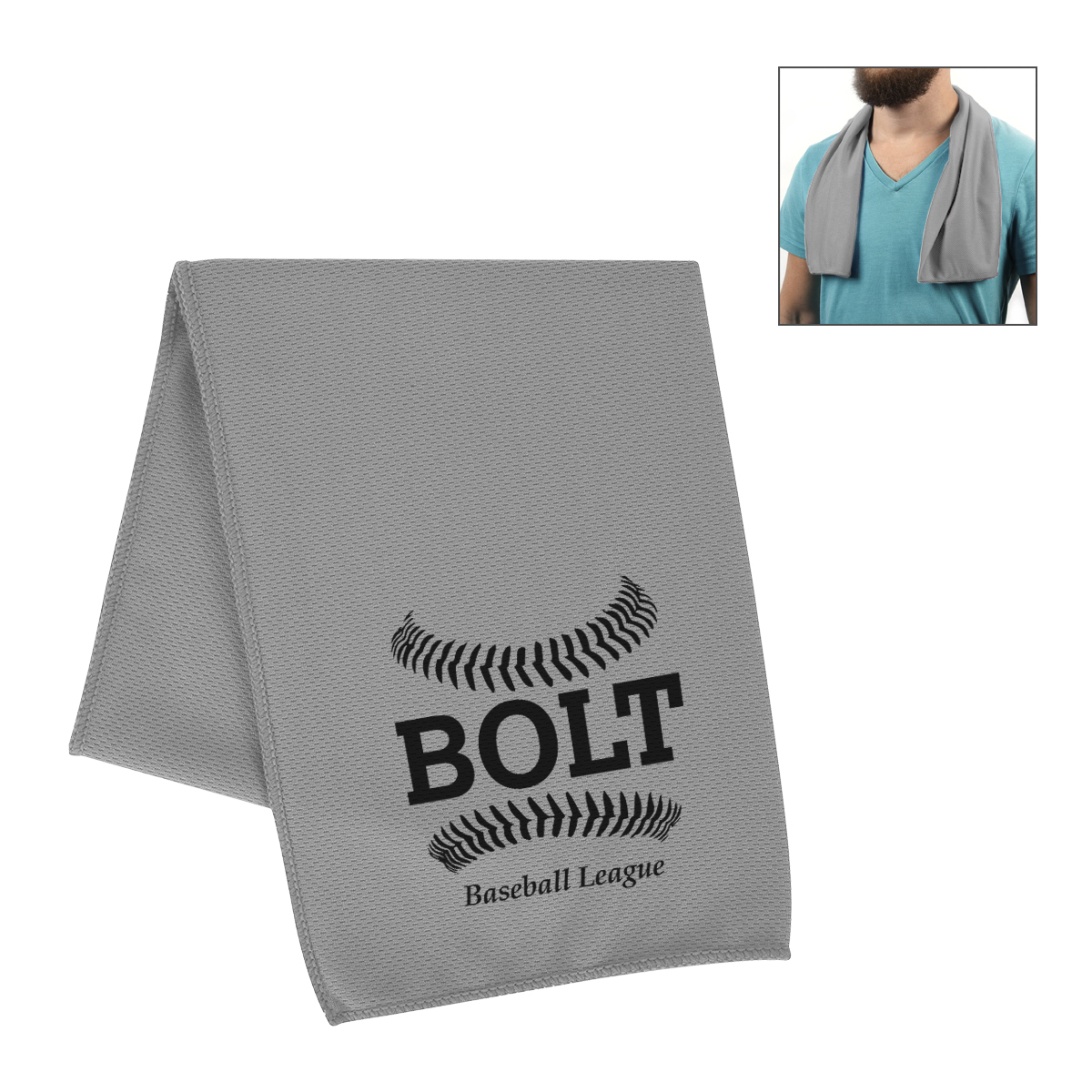 RECYCLED PET COOLING SPORT TOWEL 22