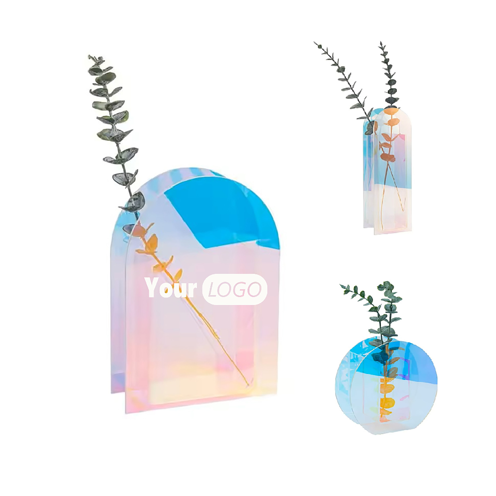 Modern Colourful Acrylic Vase 2