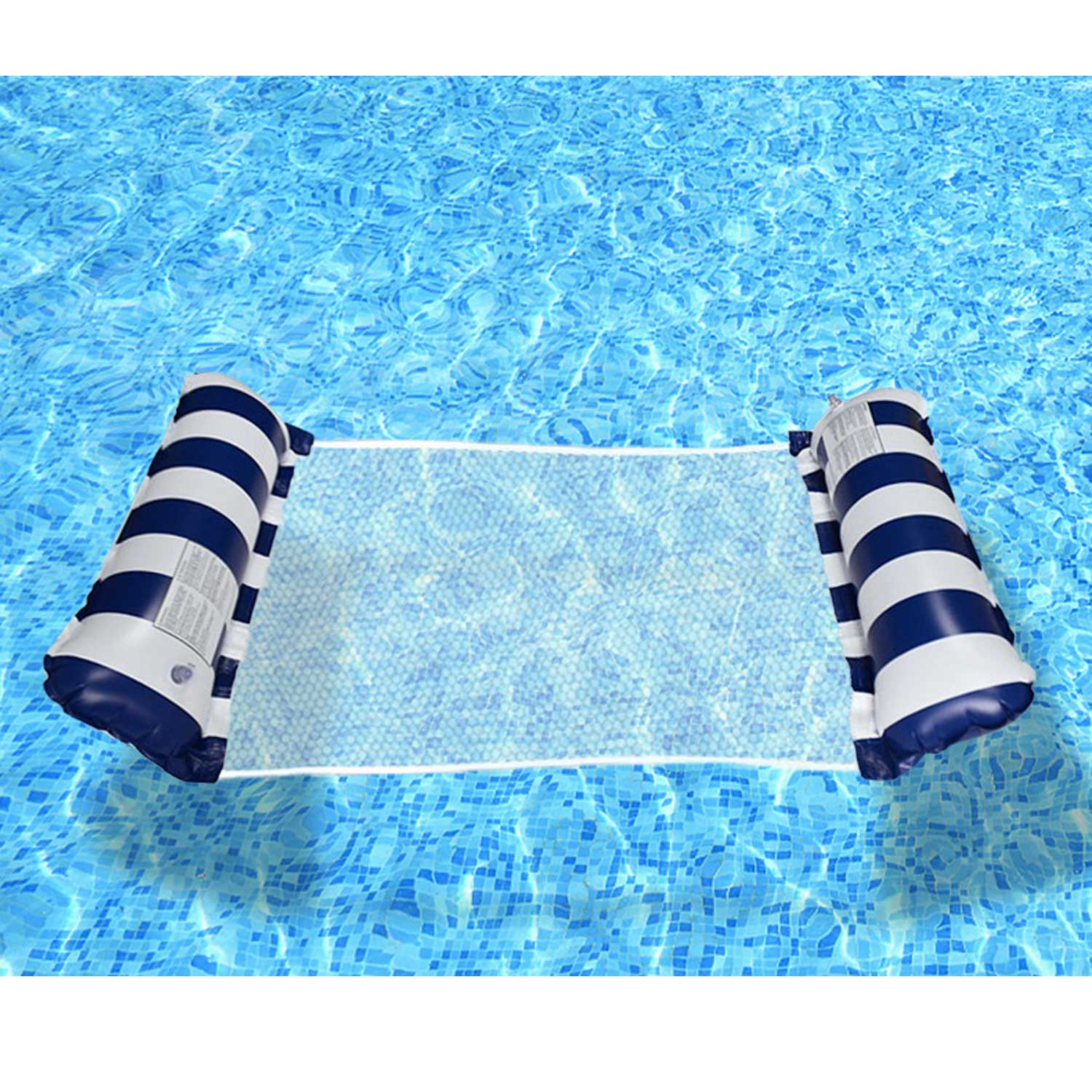 Inflatable Lounge Float – Foldable Backrest 18