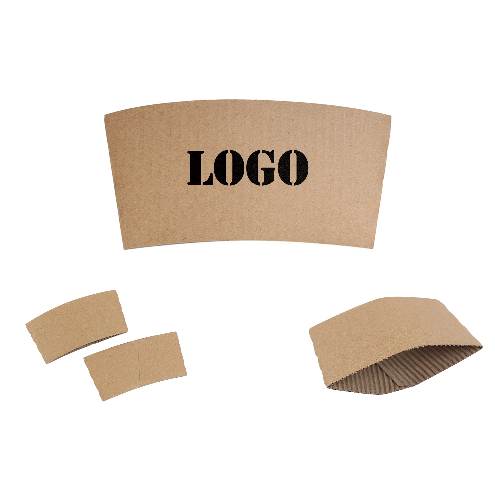 Kraft Coffee Cup Sleeves 3
