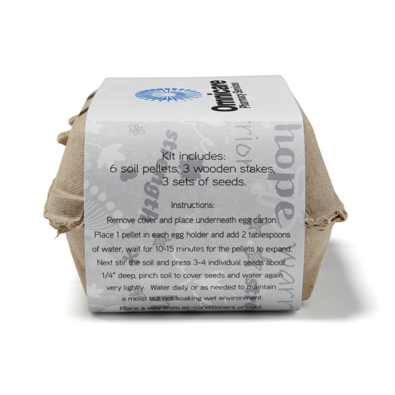 Gray Grow Your Own Garden of Hope Planter Kit 4