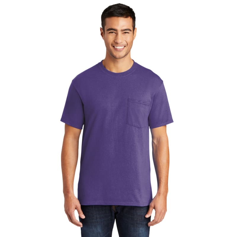 Port & Company Tall Core Blend Pocket Tee. 40