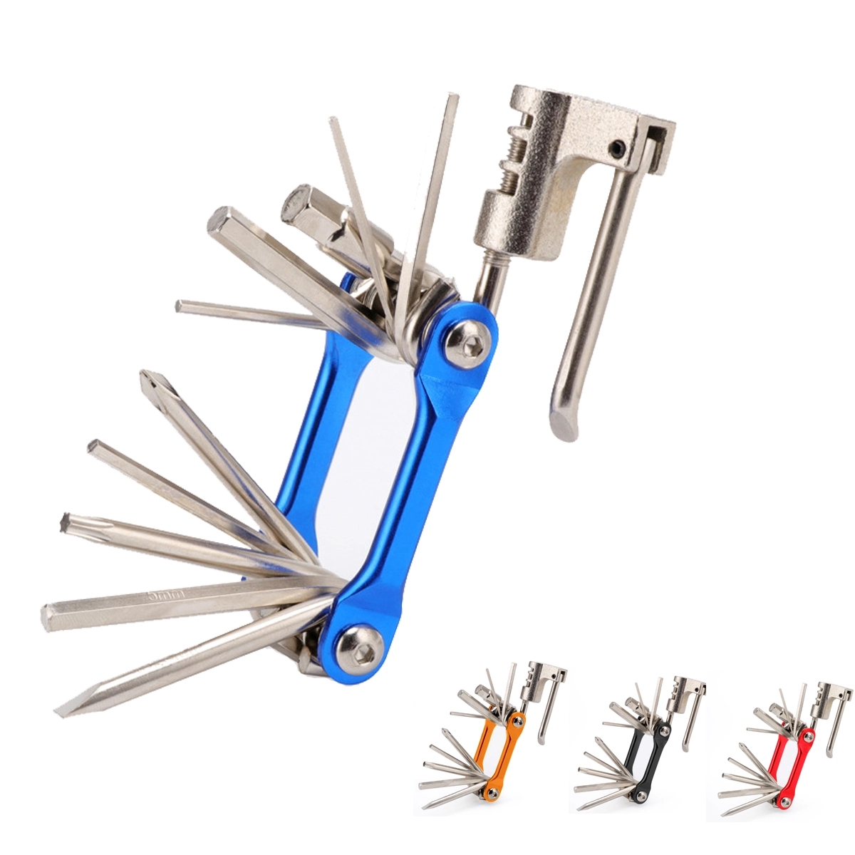 11 In One Folding Portable Bicycle Multitool Tool Kit 2