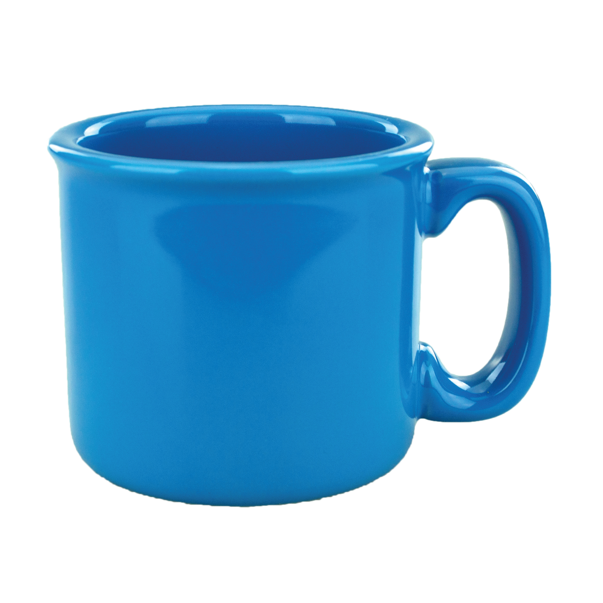 15 oz Solid Hawaiian Blue Campfire Mug