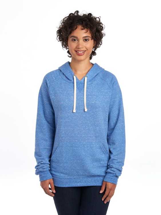 JERZEES Snow Heather Ring-Spun Unisex Raglan Hood 6