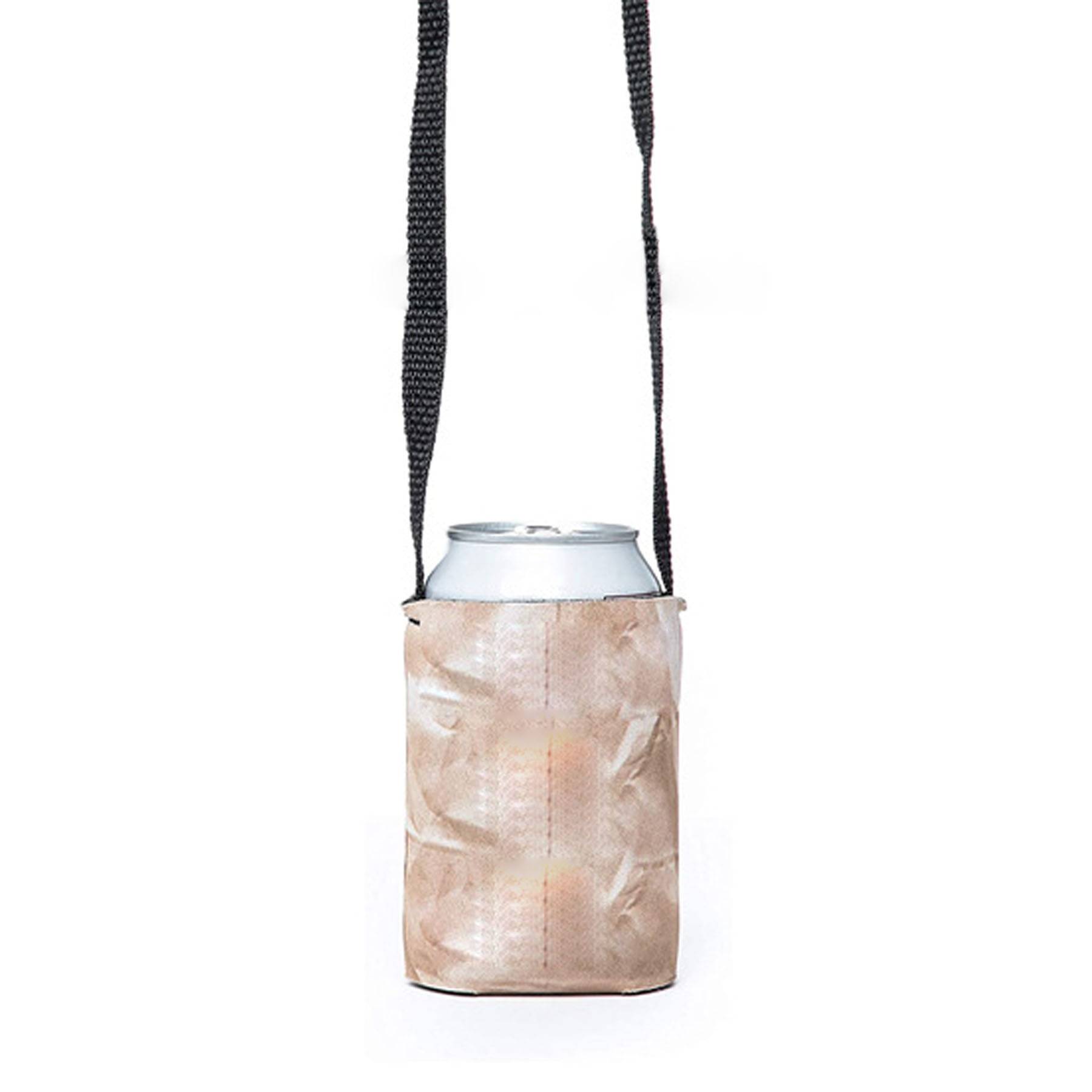 Neoprene Beverage Can Cover with Lanyard, custom koozie with logo imprint 3