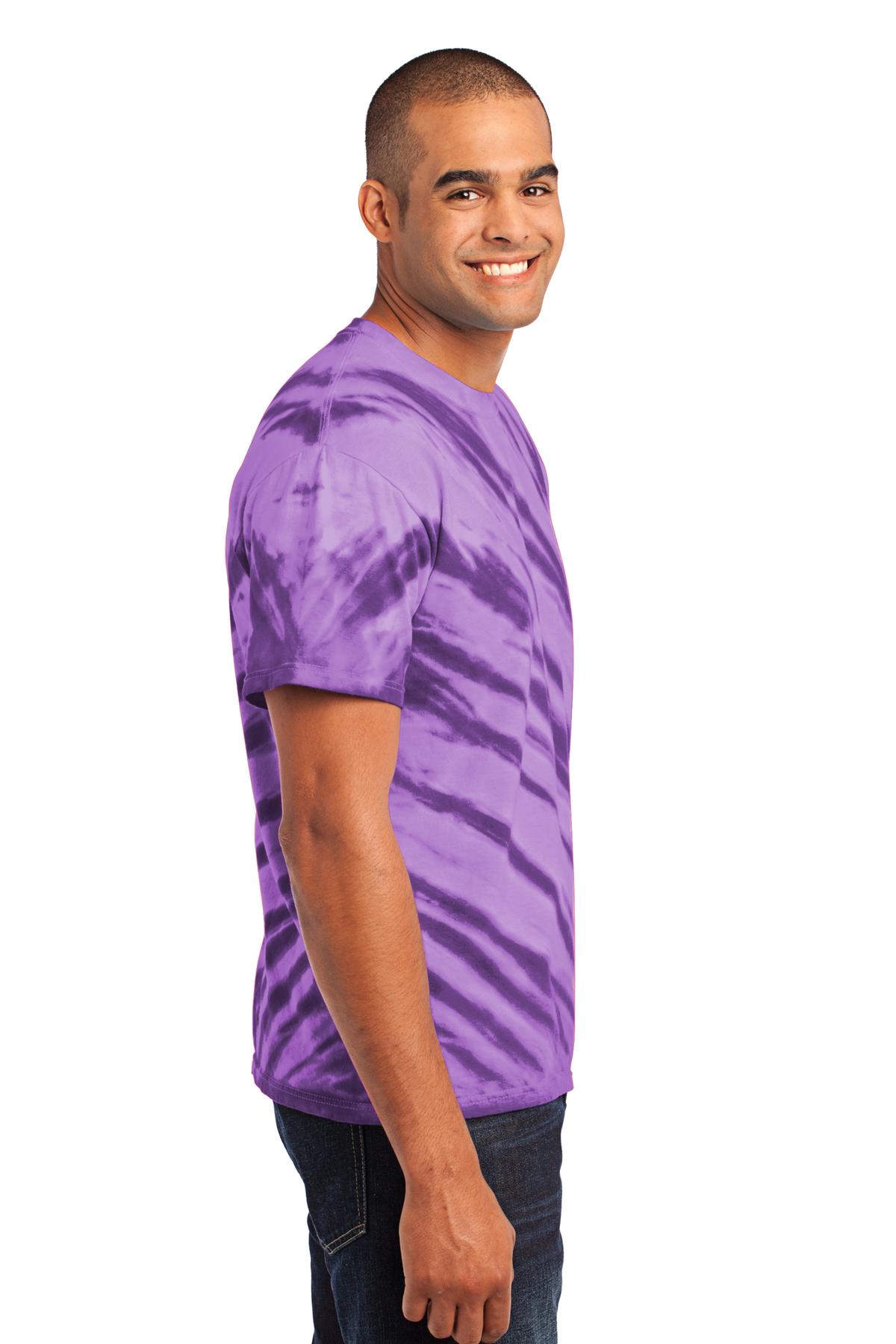 Port & Co Tiger Stripe Tie-Dye Tee. PC148 16