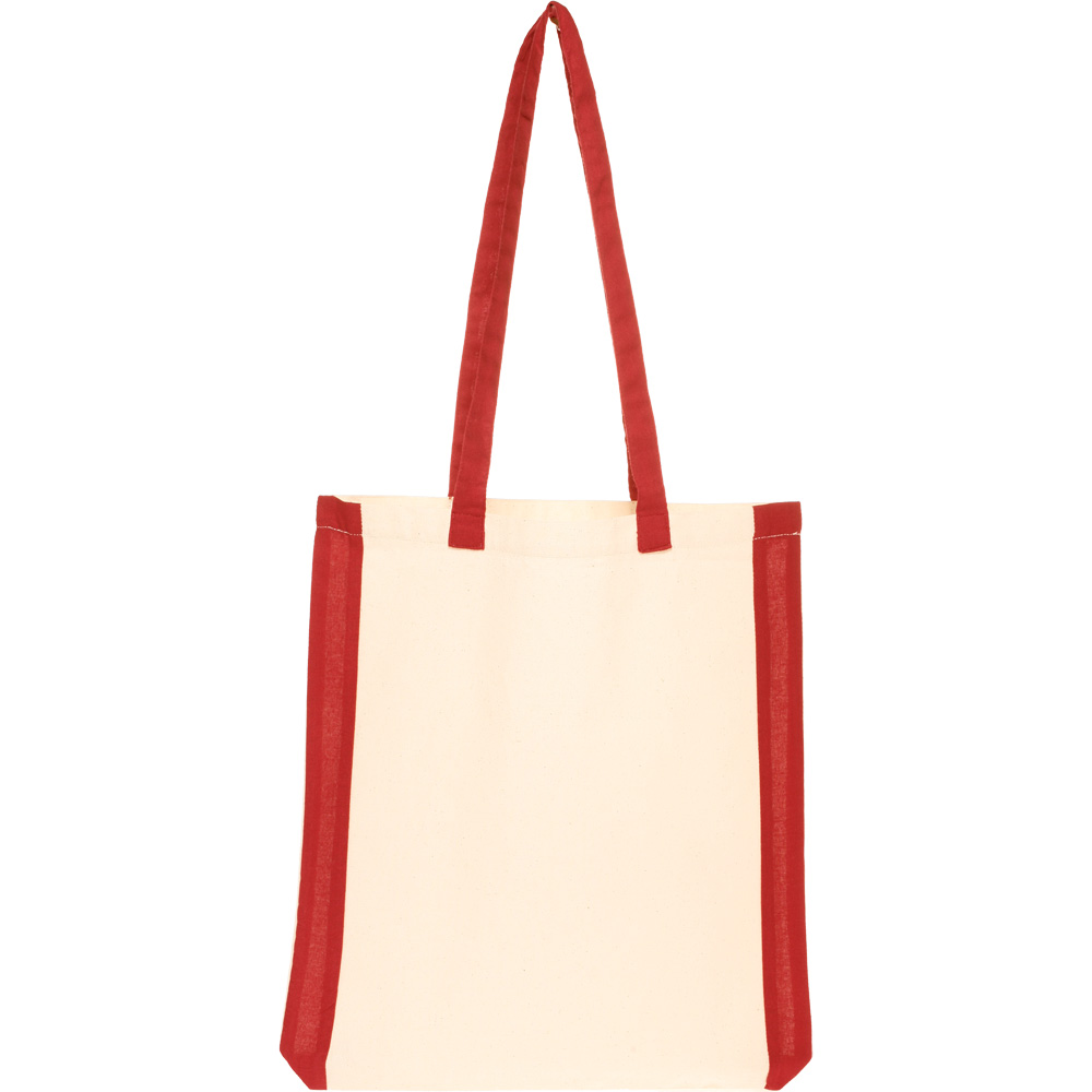 Side Stripes Cotton Tote Bags 8