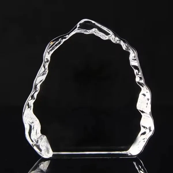 Engraved Crystal Iceberg Award 1