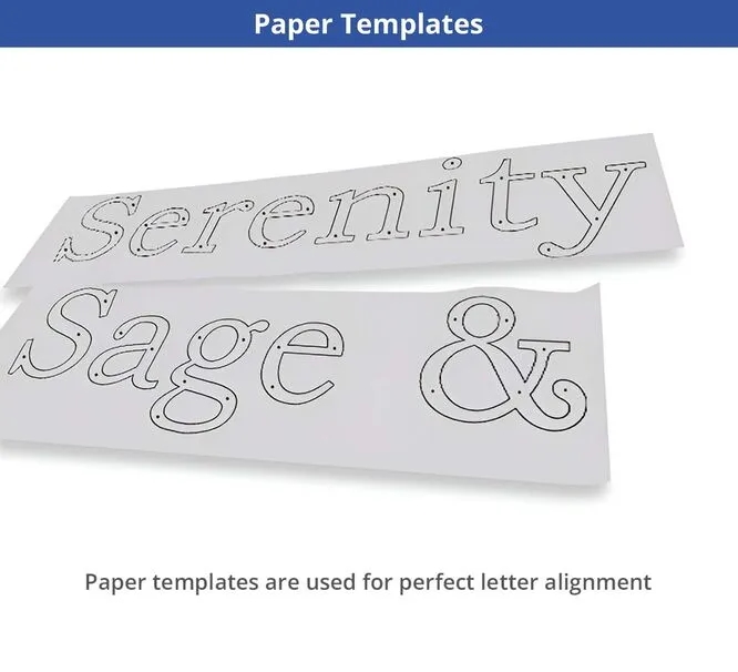Stainless Steel Letters and Numbers 6