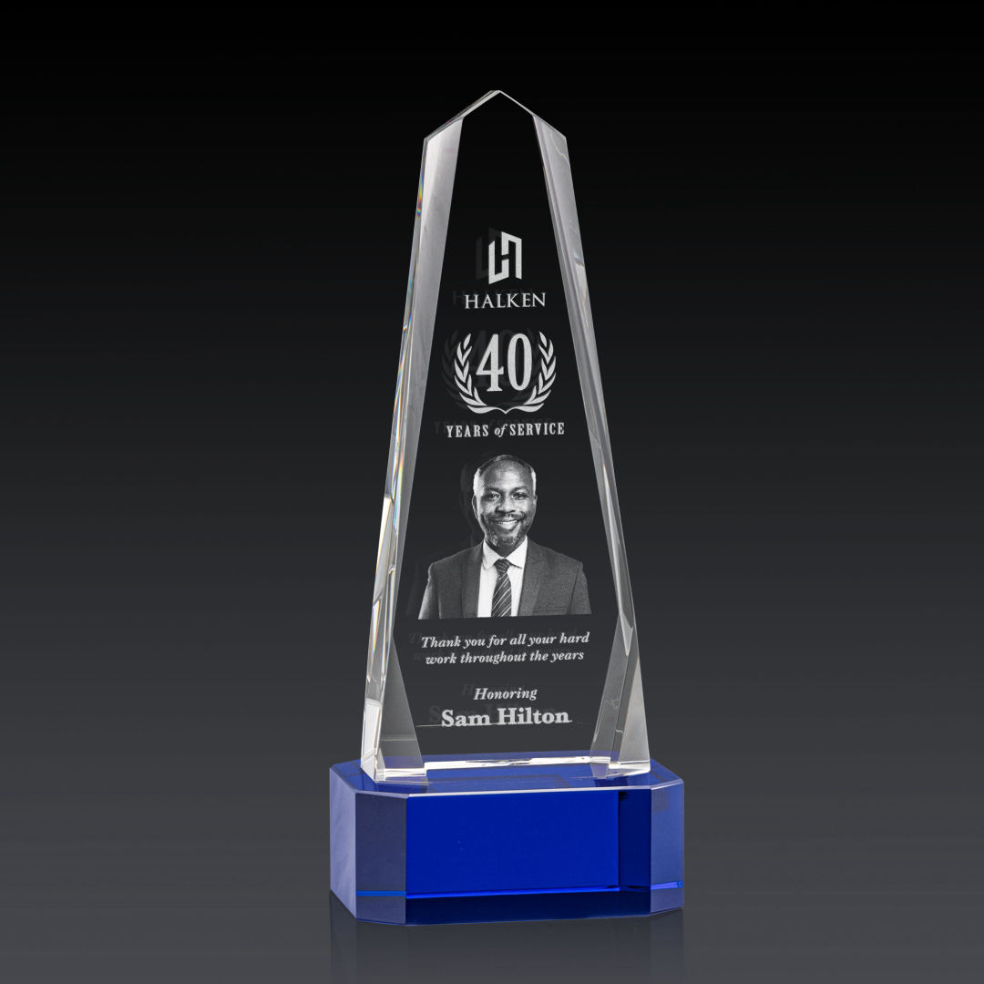 Geneva 3D Award on Base - Blue 7