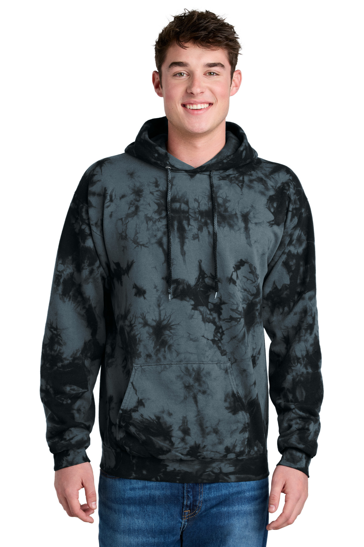Crystal Tie-Dye Pullover Hoodie