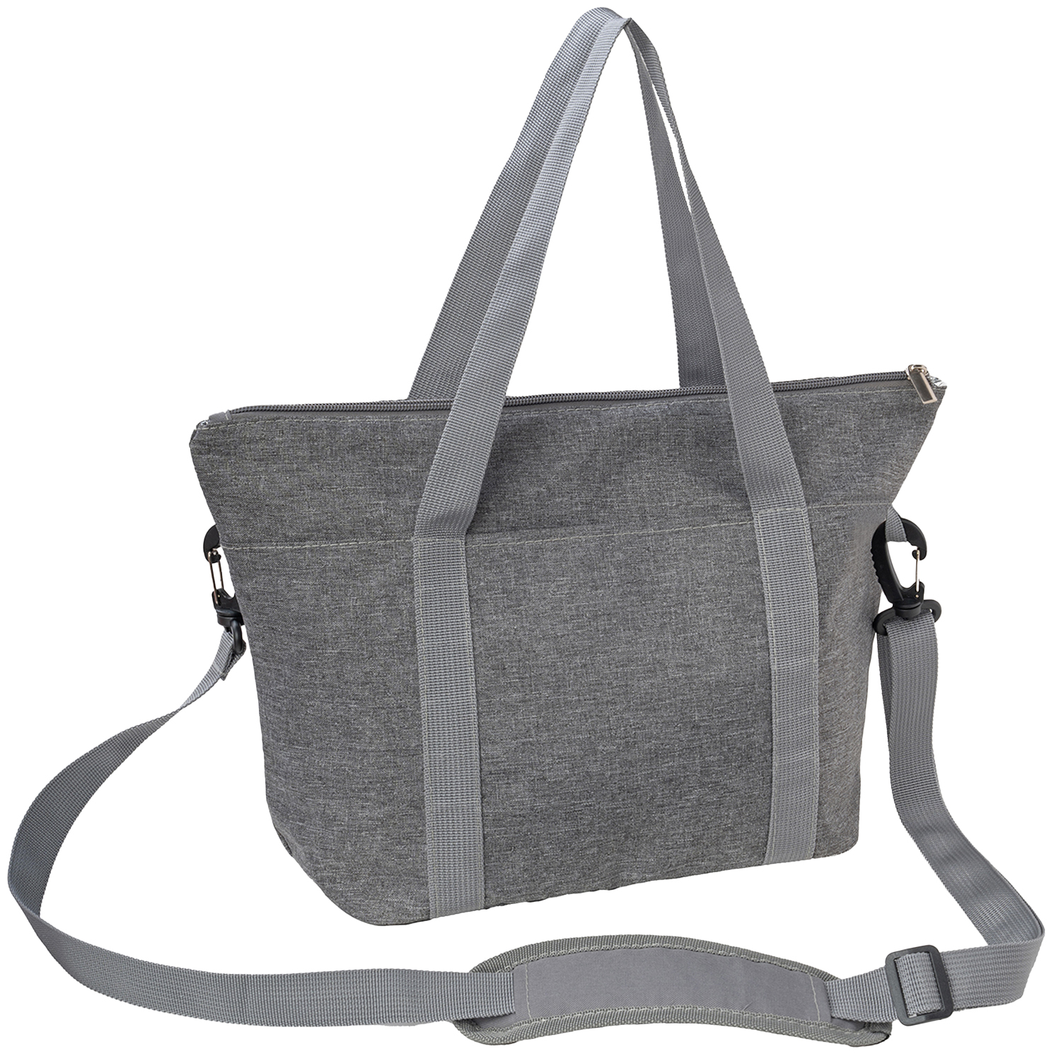Heather Lite Insulated Lunch Bag with Strap and Pockets 2