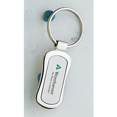 2 TONE METAL KEY TAG 1