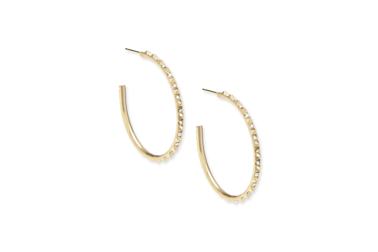 Kendra Scott Veronica Hoop Earrings in Gold 1