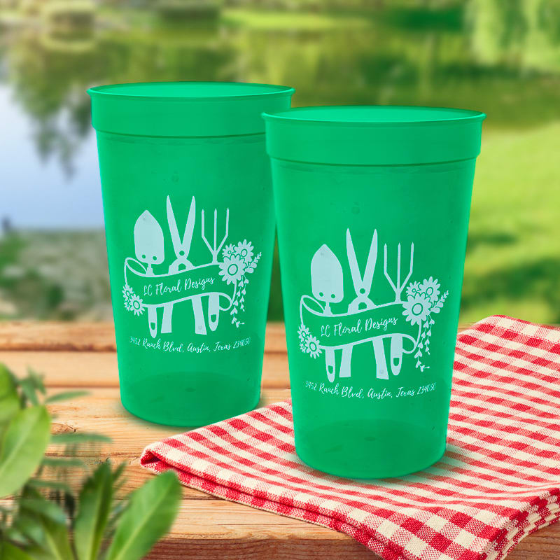 22oz Translucent Stadium Cups 10