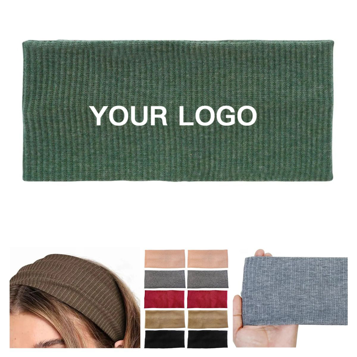 Organic Stretchy Moisture Wicking Headband 4