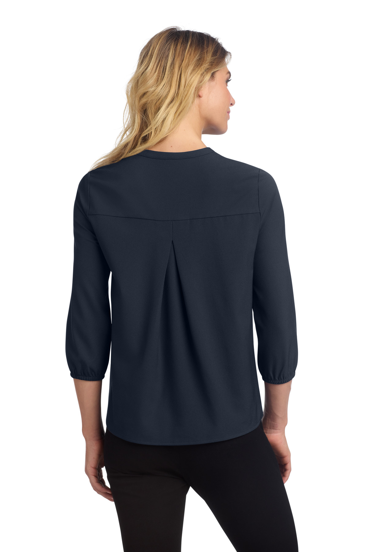 Mercer+Mettle Women's Stretch Crepe 3/4-Sleeve Blouse MM2011 58