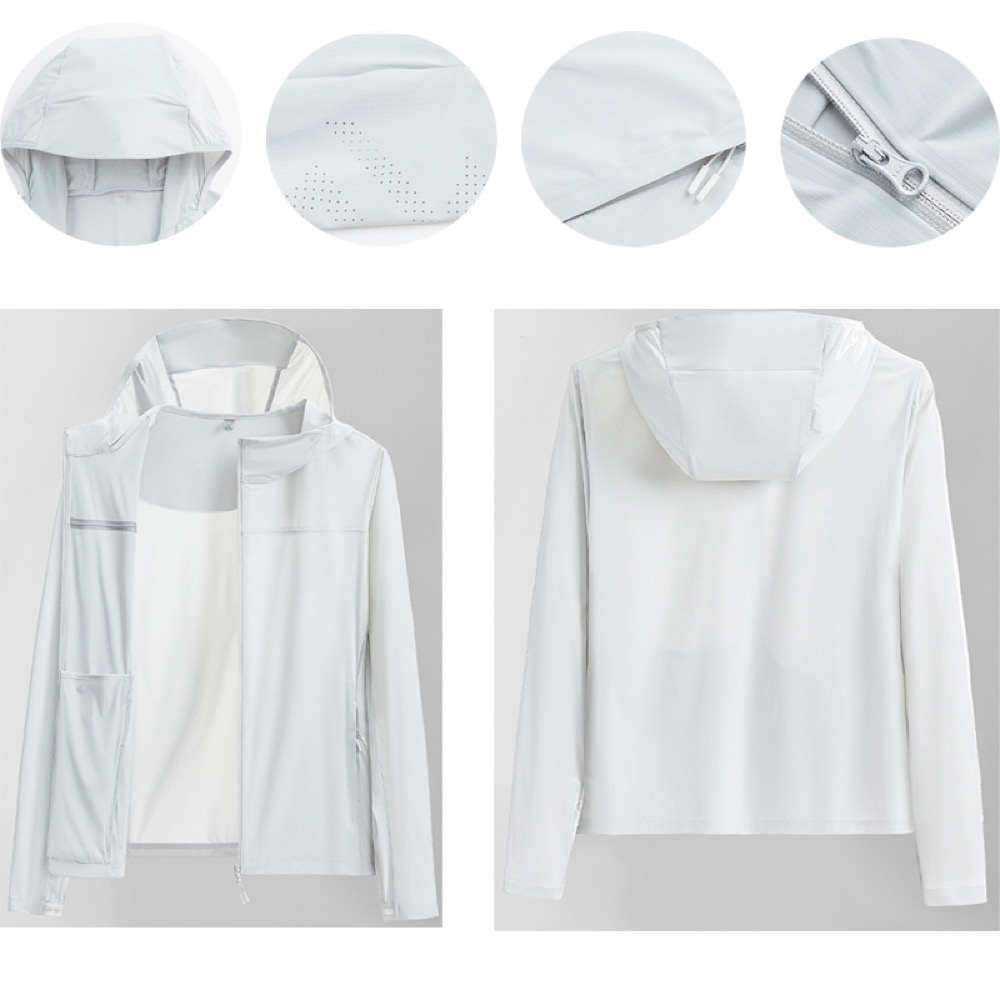 Women's UPF 50+ Sun Protection Jacket Hooded Cooling Shirt 4