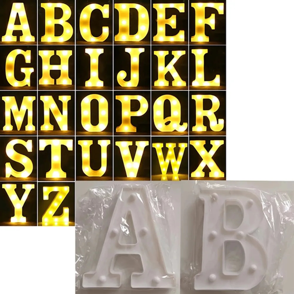 Decorative LED Glowing Marquee Letter 4