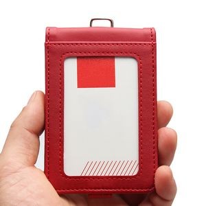 PU Key Chain 5 Pockets Folded PU Leather Card Holder 24