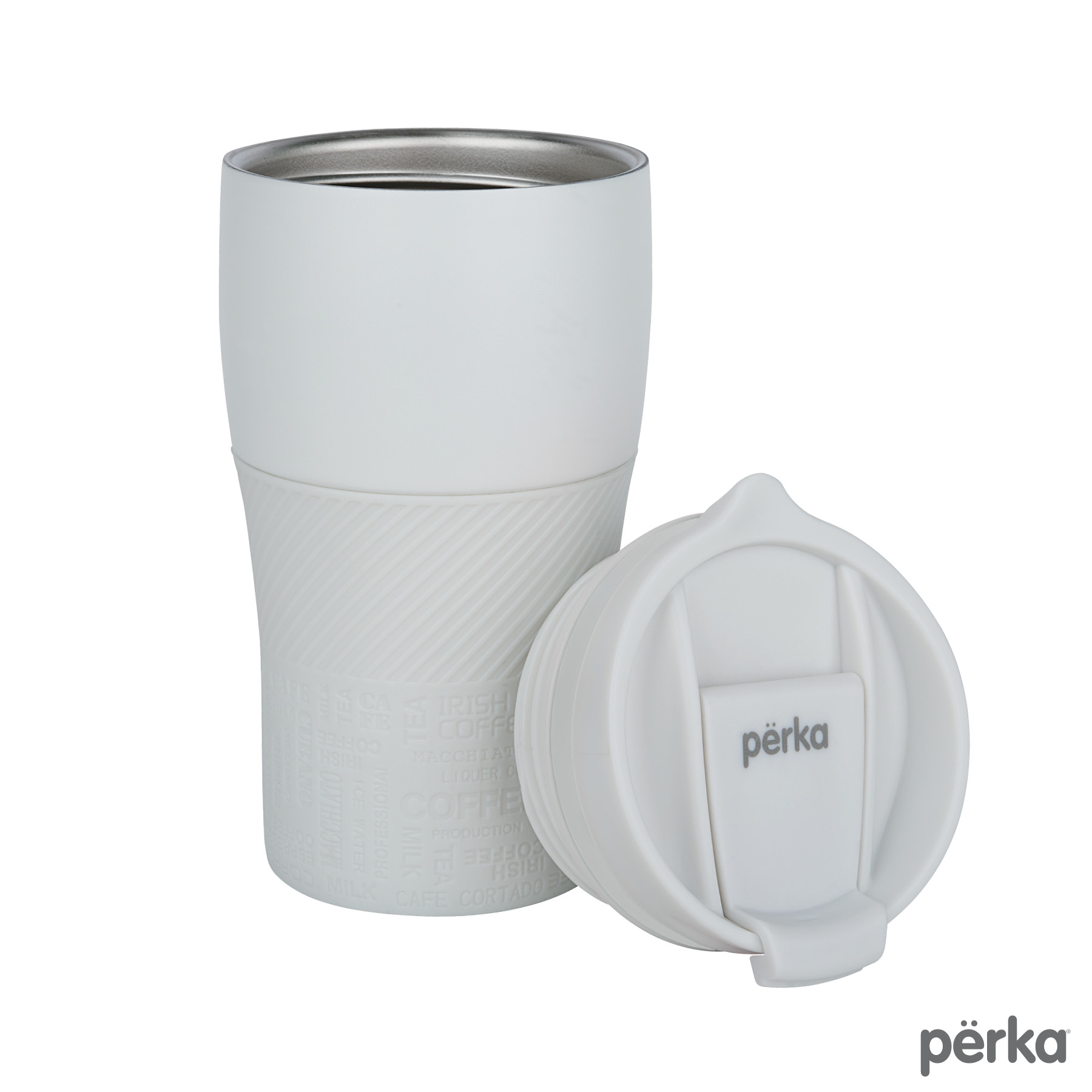 Perka® Cortado 12 oz. Double Wall Recycled Stainless Steel Coffee Tumbler 216