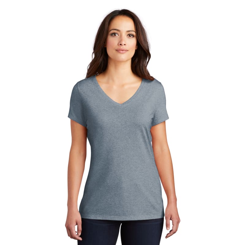 District Women's Perfect Tri V-Neck Tee. 53