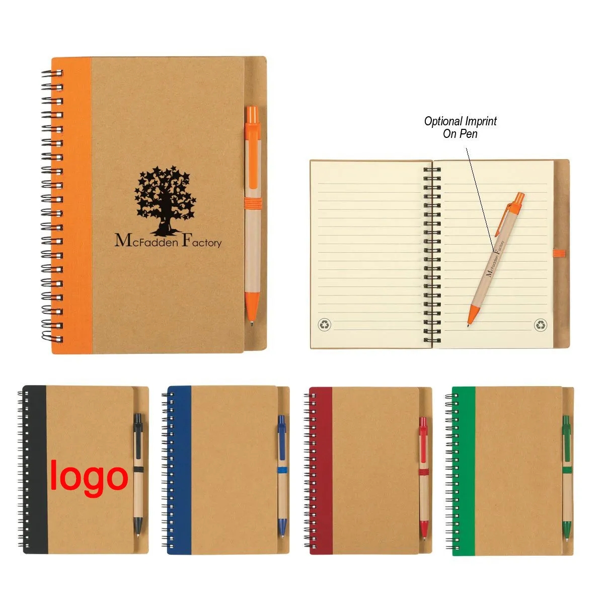 Spiral Notebook with Pen 1