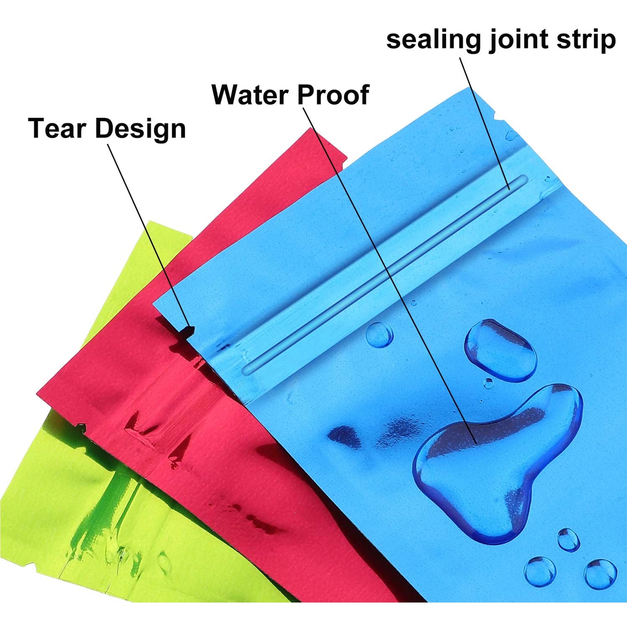 Reuseable Aluminum Foil Self Sealing Bag 2