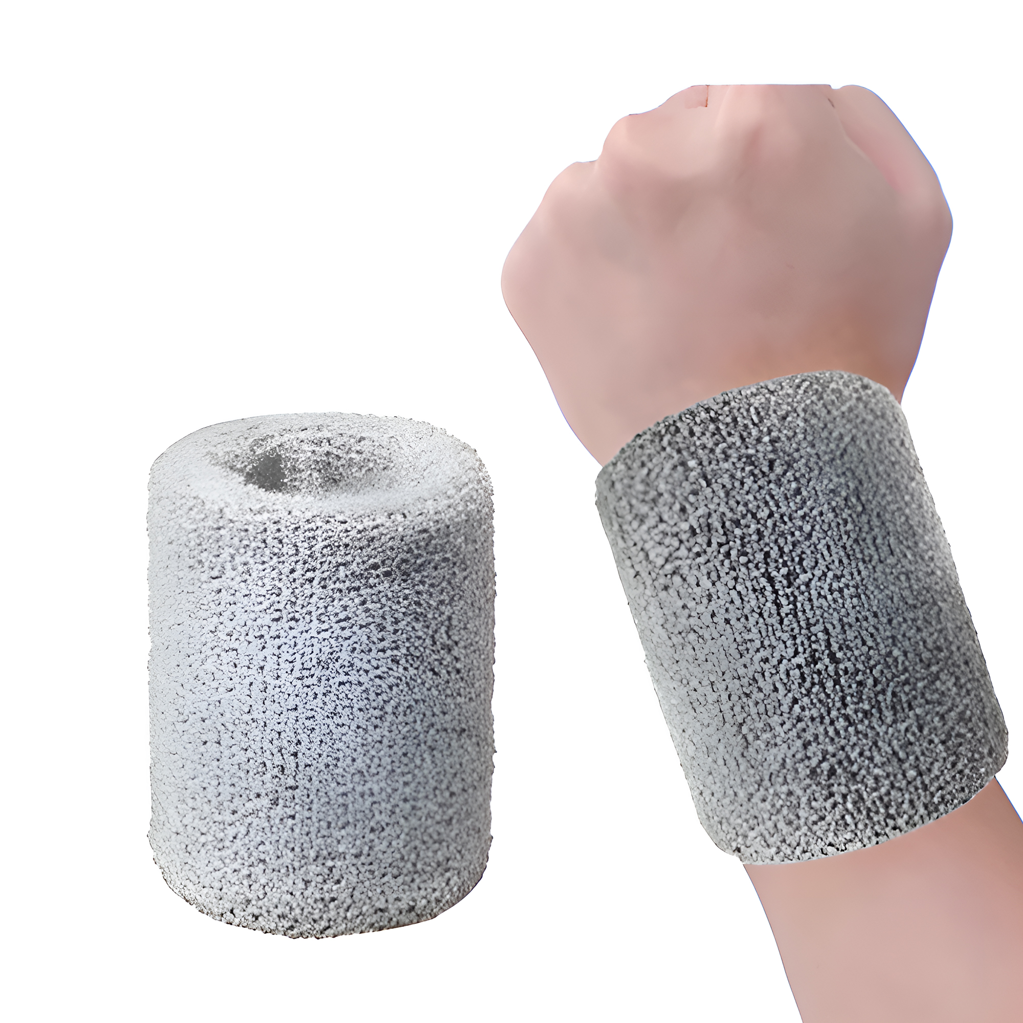 MOQ 50 PCS Comfortable Cotton Sports Wristband 5