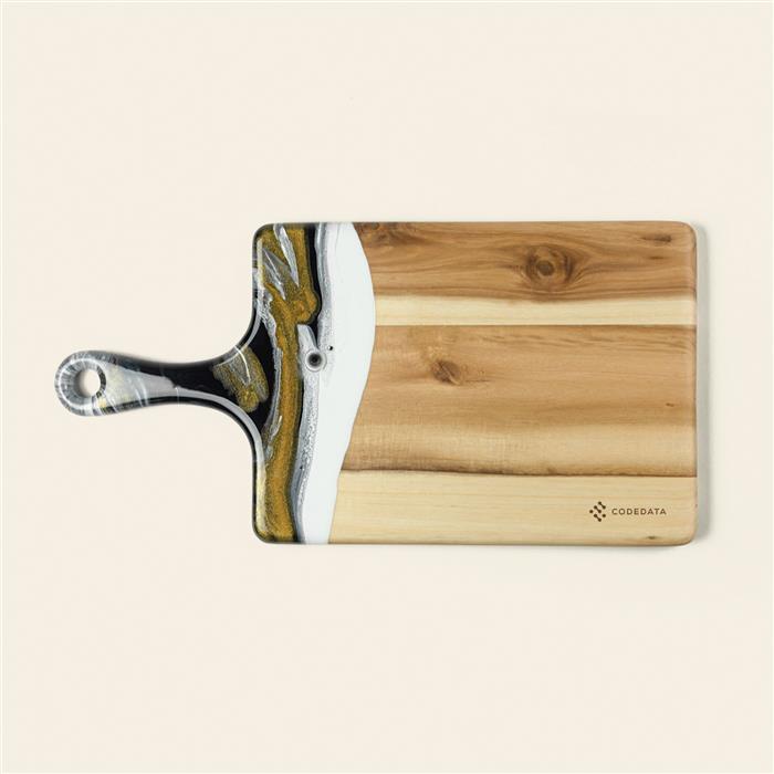 Medium Rectangle Acacia Board With Handle 15