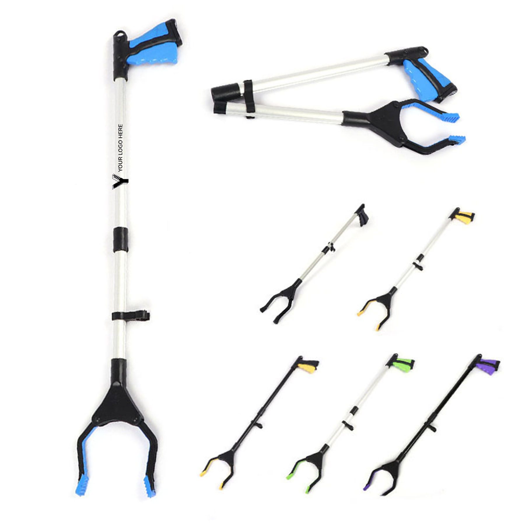 Long Handle Foldable Garbage Clamp 2