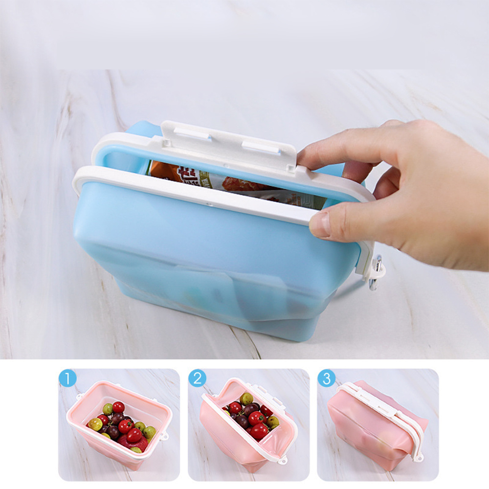 Silicone Foldable Lunch Box 6