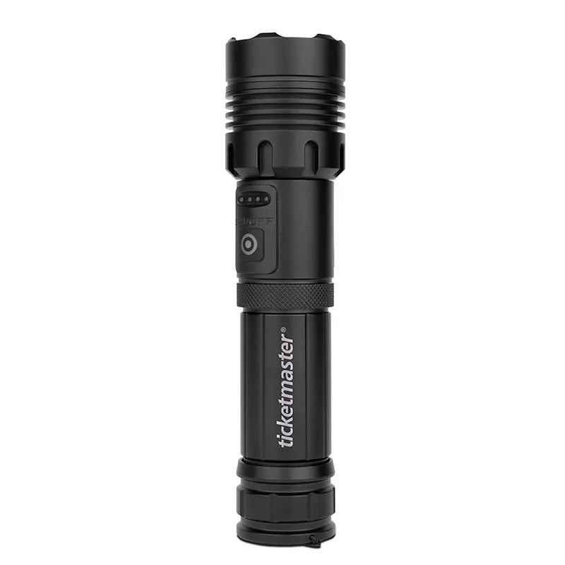 1200LM Metal Flashlight with 2000mAh Rechargeable Battery 3