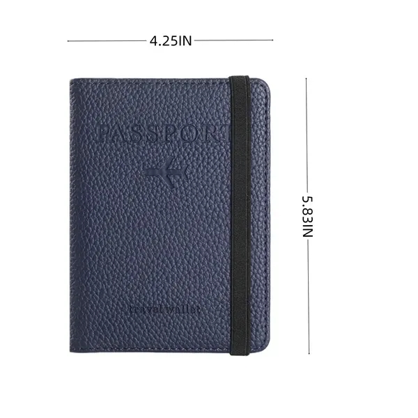 Passport Wallet with Multiple Pockets - Elastic ID Holder 6
