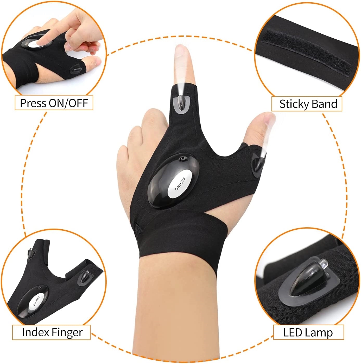 Flashlight Gloves 4